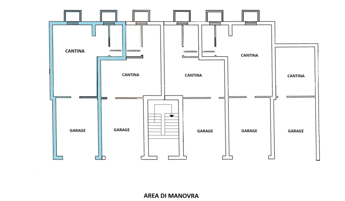 PLN piano seminterrato (azzurro)